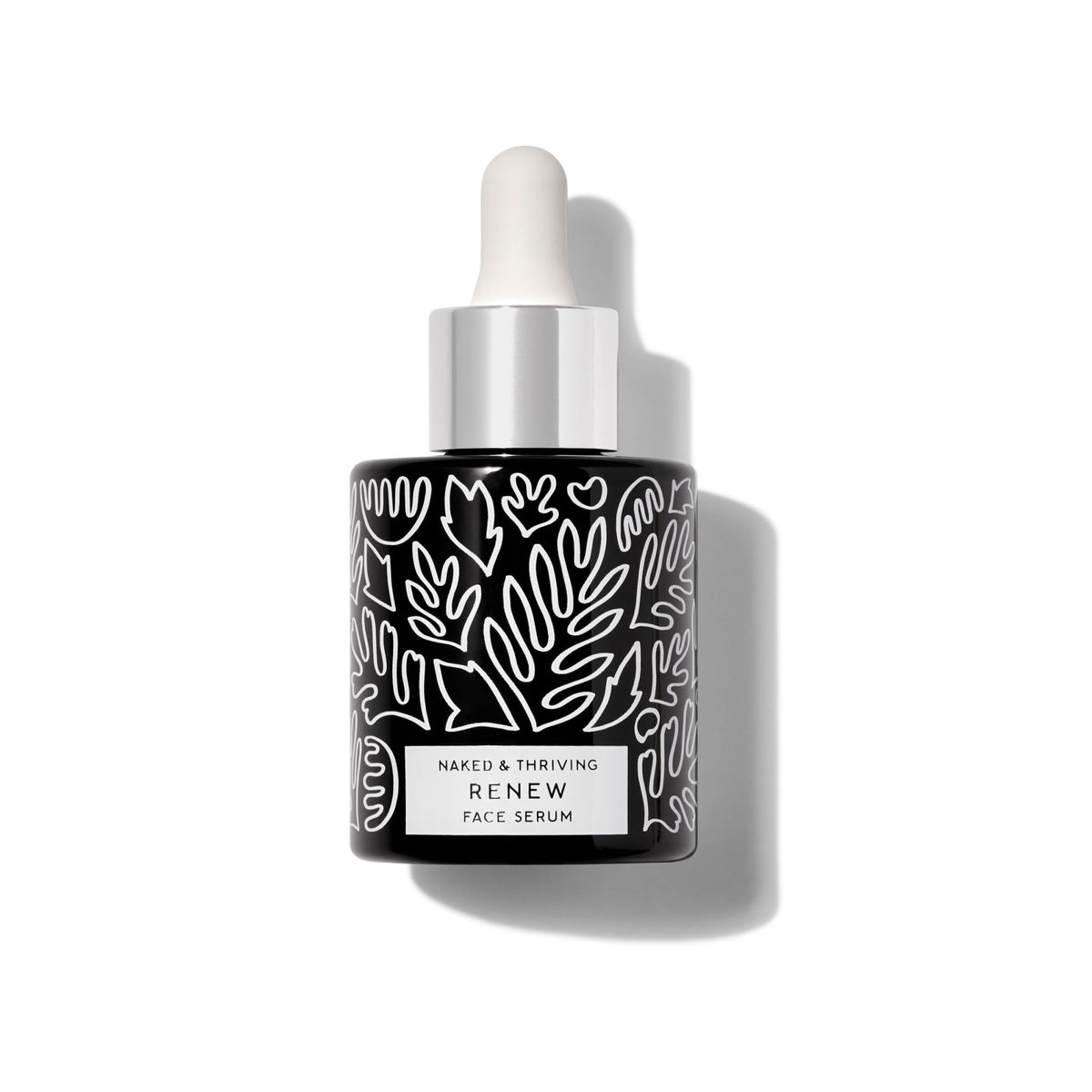 Naked & Thriving Renew Resurfacing Night Serum - Clinically Proven Visible Anti-Aging Benefits, Multitasking for Visible Fine Lines, Texture, Hydration, & Firmness. Hyaluronic Acid+Ferulic Acid 30 mL