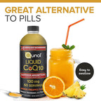 Qunol Liquid CoQ10 100mg, Superior Absorption, Antioxidant, 20 Ounces | #1 Cardiologist Recommended Supplement for Heart Health, Coenzyme Q10 Supplement to support Vascular Health & Cellular Energy