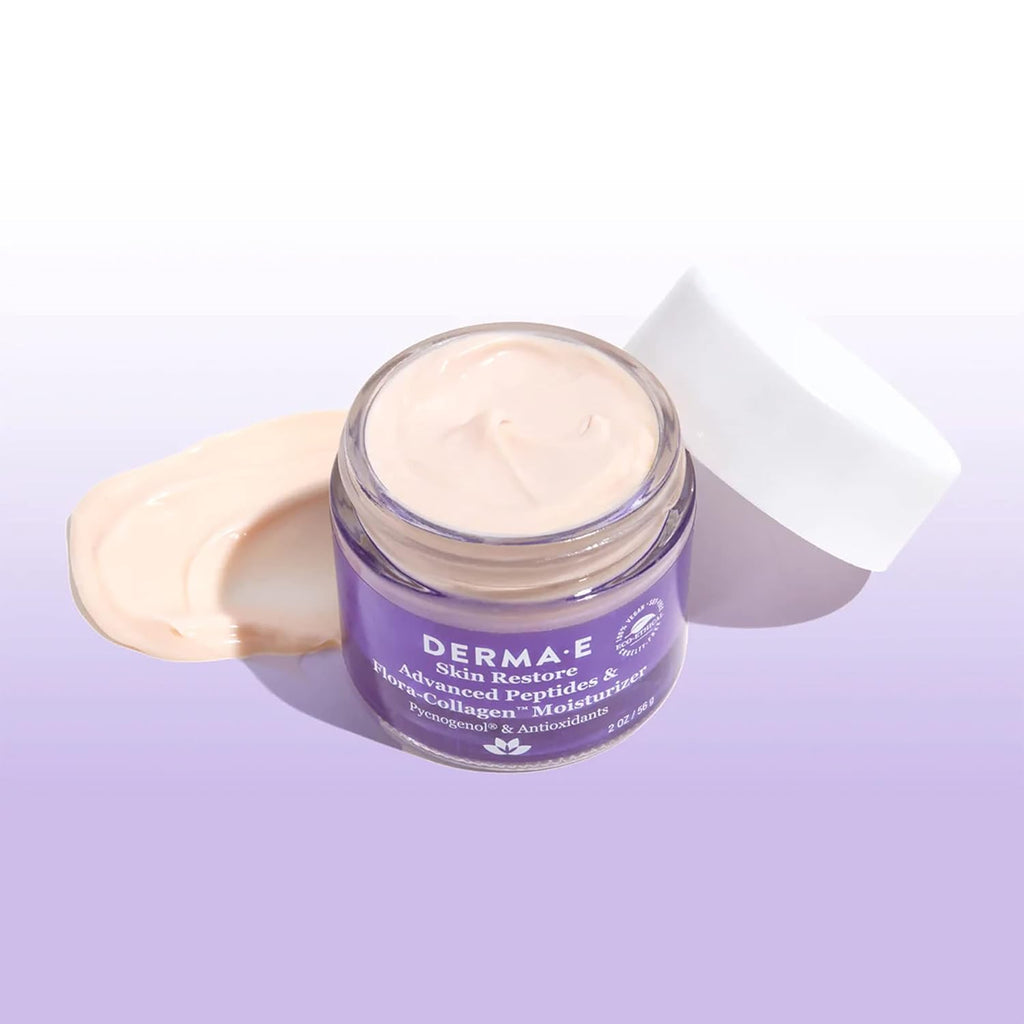 Buy now Derma E Advanced Peptides and Collagen Moisturizer â€“ Double Action Face Cream with Peptide Complex â€“ Intense Natural Collagen Moisture Day and Night Cream for Women, 2oz at indiglob india