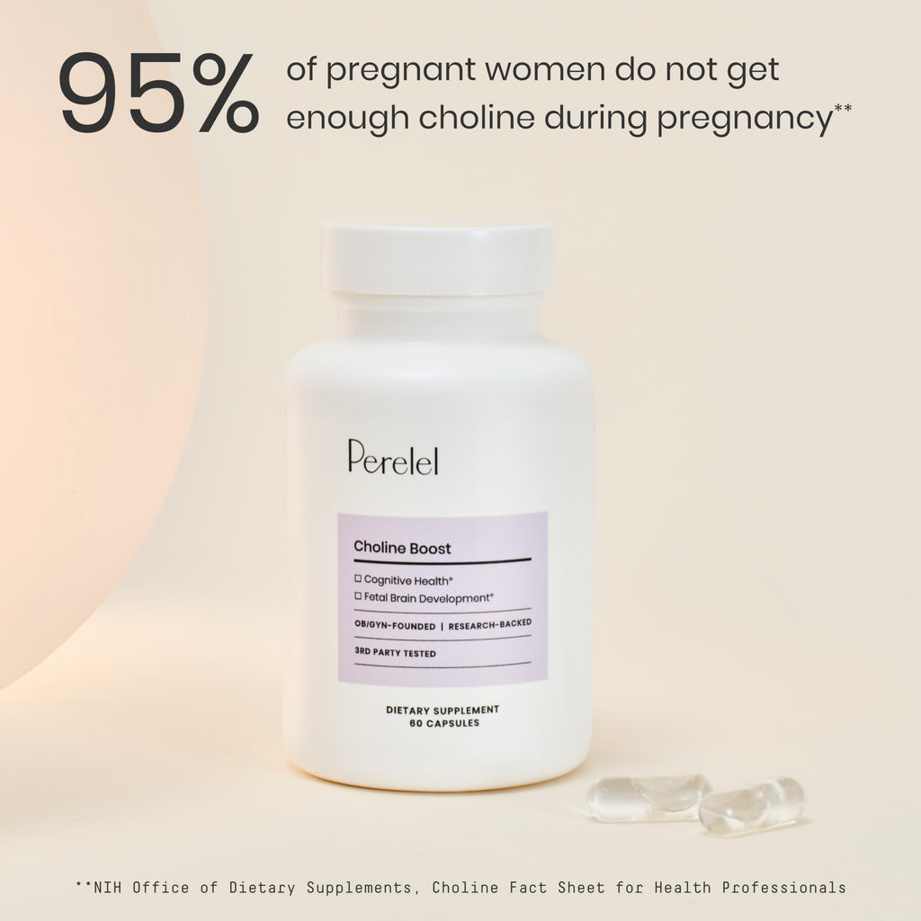 Perelel Womens Prenatal Choline to Support Baby's Cognitive Function