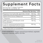 Sports Research® Sleep Complex (Melatonin-Free), 60 Veggie Capsules | Natural Sleep Aid with Valerian Root, GABA, L-Theanine, Magnesium & 5-HTP - Non-GMO Verified & Gluten Free