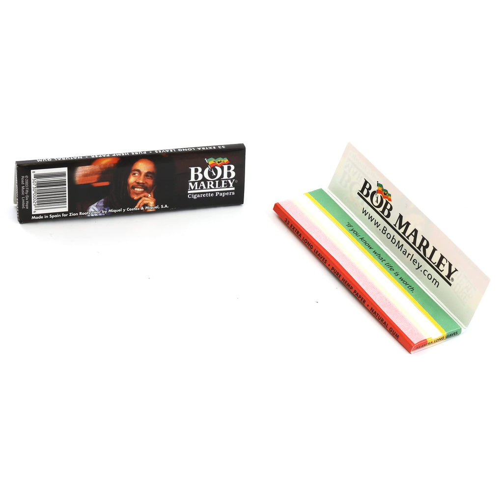 (10) Bob Marley King Rolling Paper 110mm Cigarette Smoking Paper