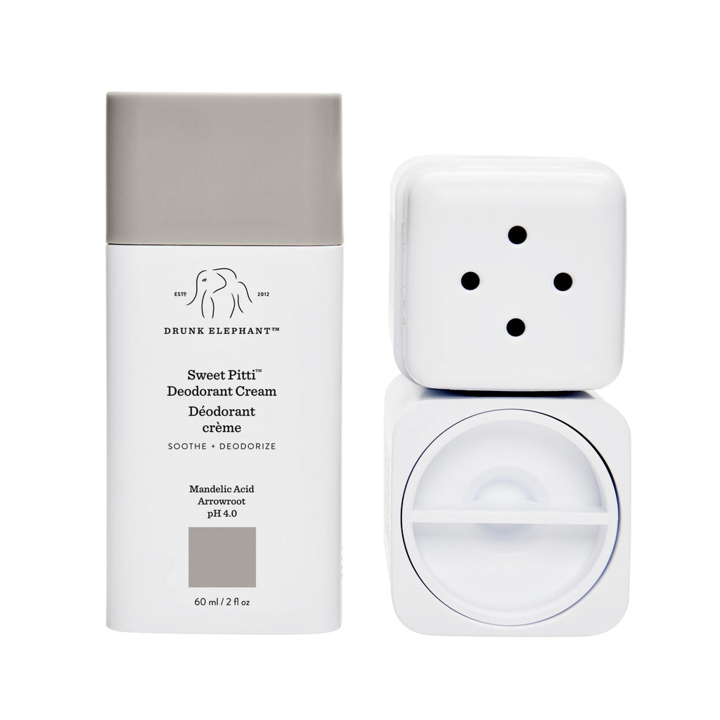 Buy now Drunk Elephant Sweet Pitti Deodorant Cream - 60 ml/2 fl oz - Baking Soda and Aluminum-Free - Clean Clinical Skincare - Cruelty-Free - Free of Essential Oils, Silicones, and Fragrance at indiglob india