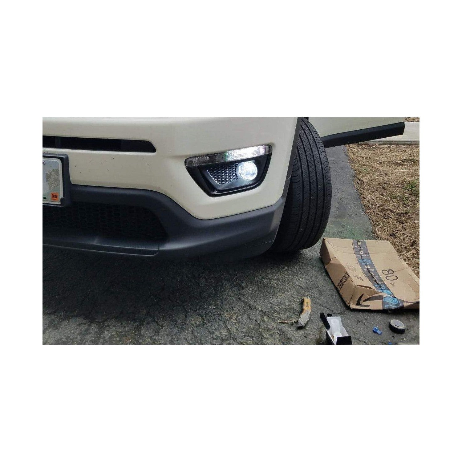 Buy now iJDMTOY White 15-SMD High Power Replacement Bulbs Compatible With Jeep 2017-2020 Compass D.R.L at indiglob india