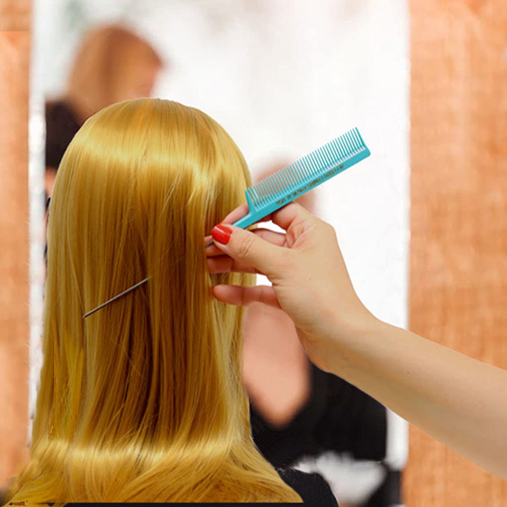 Buy now Allegro XL Pintail Rat Tail & Parting Combs - Metal Tail Foiling & Pin Combs (2 Pc. AQUA & WHITE) at indiglob india