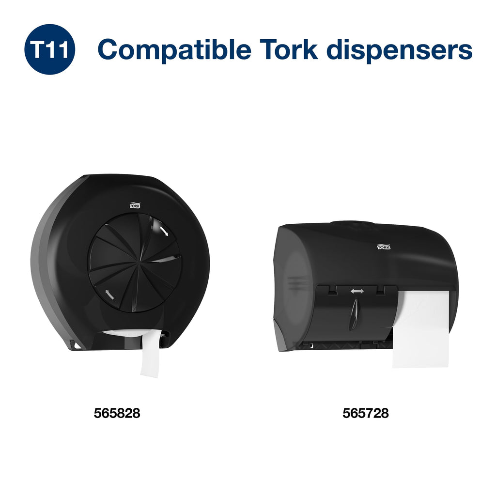 Tork OptiCore Mid-size Toilet Paper Roll T11, 36 x 865 sheets, 161990