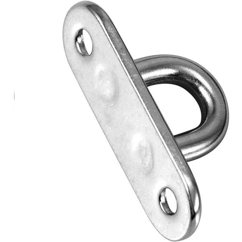 Buy now 4 Pcs 3.1 Inch 304 Stainless Steel Ceiling Hooks Pad Eyes Plate Marine Hardware Hooks with Screws at indiglob india