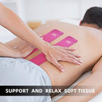 Buy now OK TAPE Kinesiology Tape 10 inches Precut, 20 Strips, Cotton Elastic Athletic Tape Latex Free, 2in x 16ft, Black at indiglob india
