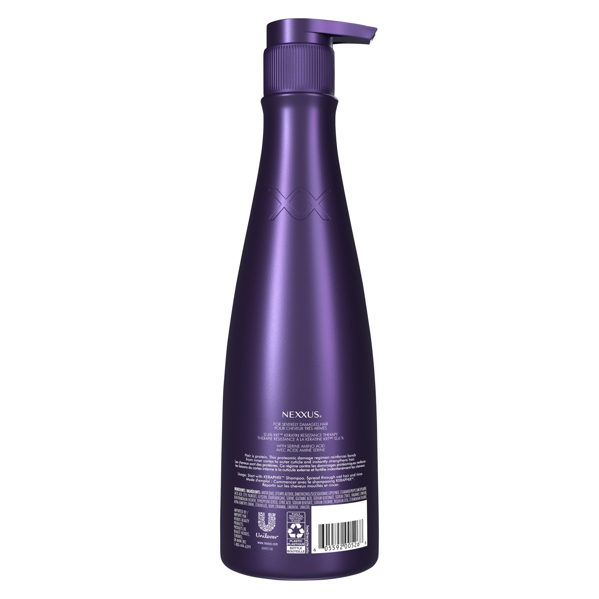 Nexxus KERAPHIX™ Conditioner for Damaged Hair Repair 13.5 oz | Visibly repairs damaged hair, Anti-breakage, Smooths hair, for color treated hair, for dry hair
