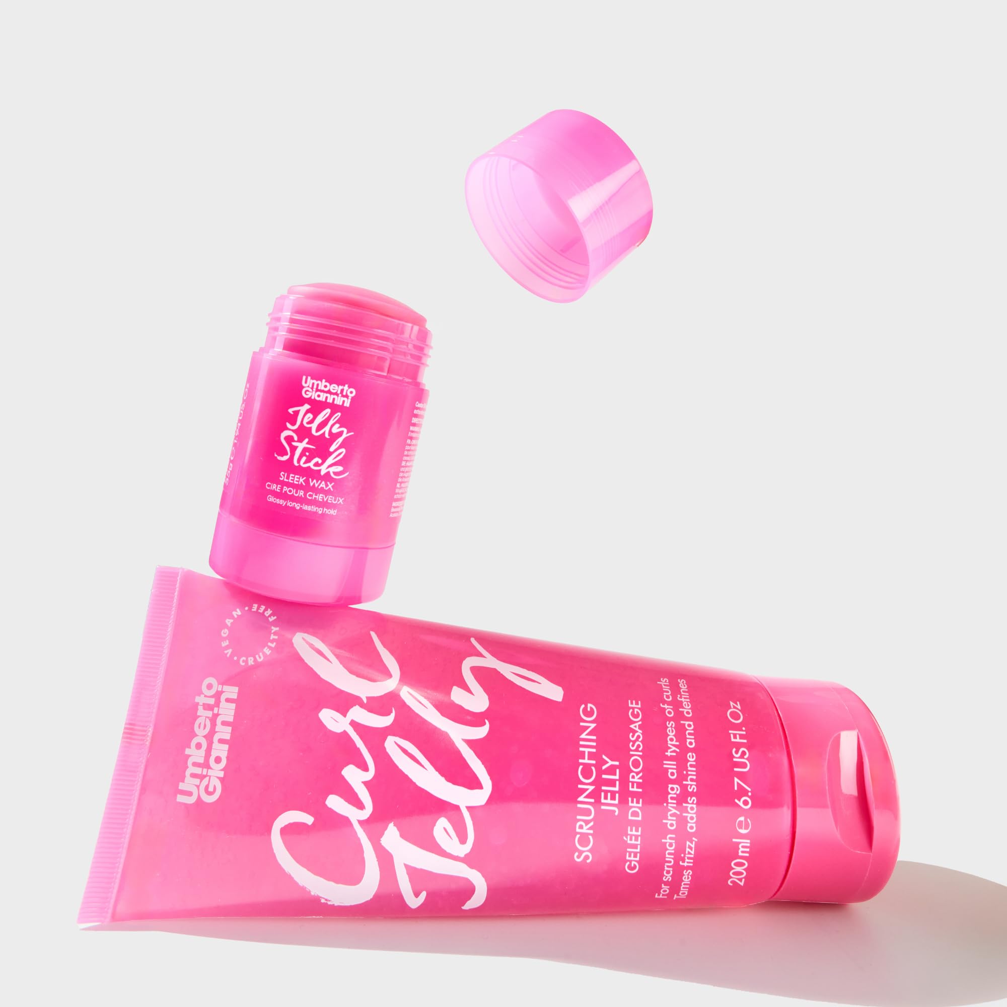 Buy now Umberto Giannini Curl Jelly Scrunching Jelly 6.7 fl Oz - Frizz Solution Defining Hair Gel for 2a-4c Curly, Wavy, Coily Hair - Vegan & Cruelty-Free at indiglob india