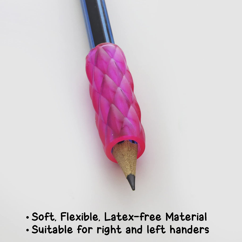 BAZIC PRODUCTS Gel Pencil & Pen Grips, Assorted, 8 Ct