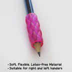 BAZIC PRODUCTS Gel Pencil & Pen Grips, Assorted, 8 Ct