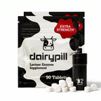 DairyPill Lactase Enzyme Pills for Lactose Intolerance, 18000 FCC, 180 Ct