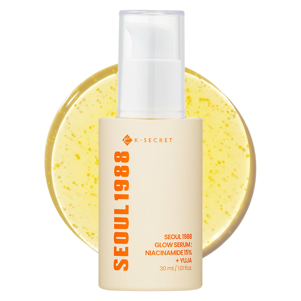 K-SECRET SEOUL 1988 Collagen Boosting Serum | Deeply Hydrating Serum with 7-Type Collagen Complex, Niacinamide, Ceramide NP, and Red Ginseng | Korean Skincare, 30ml / 1.01 fl oz