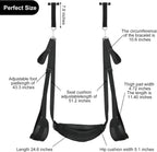 Sex Toys Sex Swing BDSM Bondage Slave Leather Soft Plush Sex Slings with Adjustable Straps, Hanging Door Handcuffs Leg Restraints Spreader Adult Toys for Couple