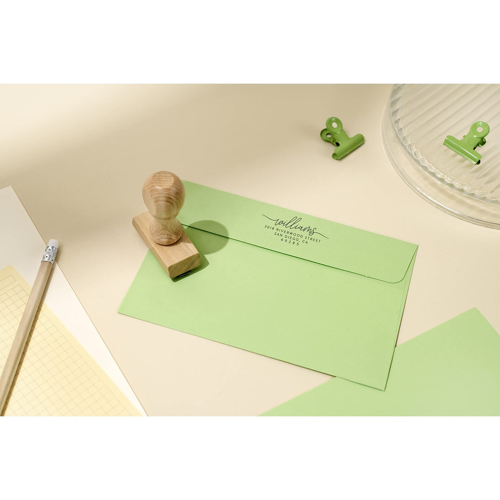Stamp by Me | Custom Return Address Stamp - Up to 3 Designs to Choose | Personalized Self-Inking Stamp | Personalise Address Marker | Marks for Mailing | Custom Marker Self Ink