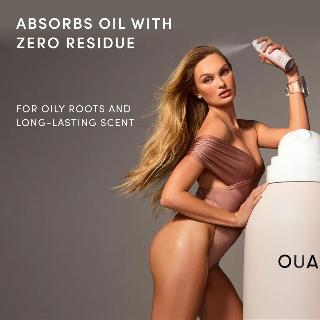 OUAI Super Dry Shampoo - Travel Size - Melrose Place (2 Oz) | Volumizing Dry Shampoo, Absorbs Oil, Dirt & Sweat, Blends Seamlessly with Zero Residue, Long-Lasting Scent