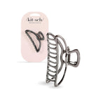 Kitsch Open Shape Metal Hair Clips for Women - Gold, 1 Pc | Durable & Elegant Gold Women Hair Accessories | Clips Hair Comfortably All-Day | Great For Everyday Use & Special Occasions