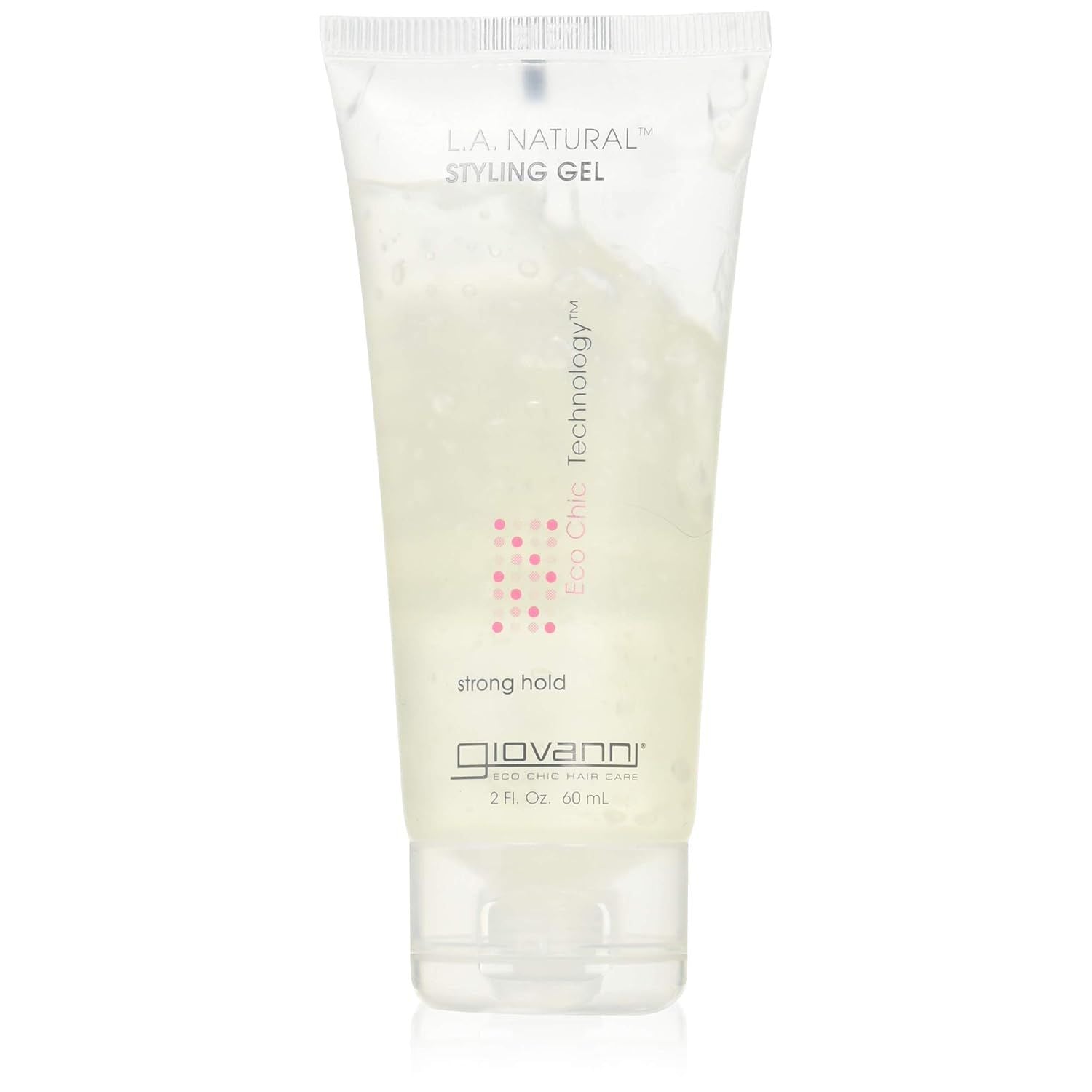 Buy now GIOVANNI COSMETICS L.A. Natural Styling Gel - Strong Hold, Eco Chic Technology, Grapefruit seed extract, Aloe Vera leaf juice, Vitamins & Minerals, Nourish Your Hair, Frizz-Free - 2 Oz at indiglob india