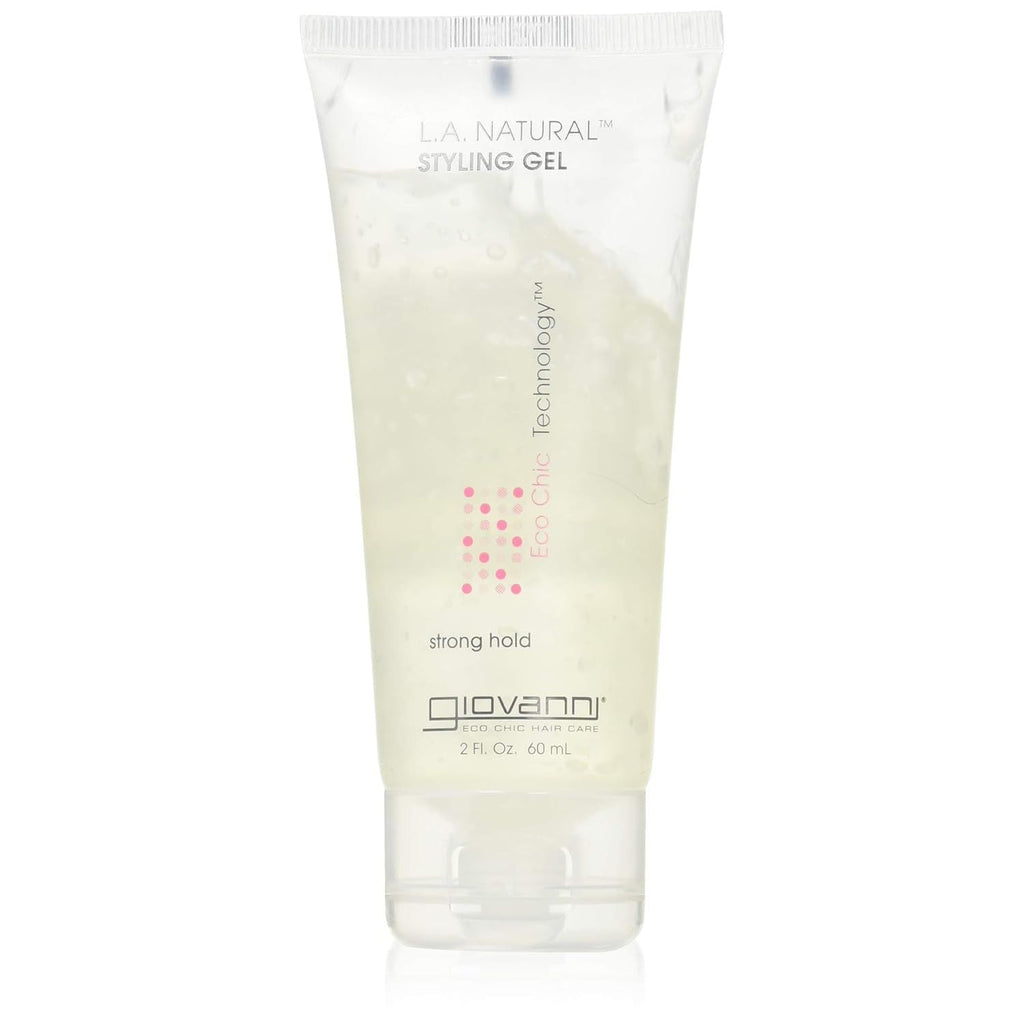 Buy now GIOVANNI COSMETICS L.A. Natural Styling Gel - Strong Hold, Eco Chic Technology, Grapefruit seed extract, Aloe Vera leaf juice, Vitamins & Minerals, Nourish Your Hair, Frizz-Free - 2 Oz Default at indiglob india