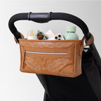 Buy now Itzy Ritzy Adjustable Stroller Caddy and Organizer Bag Featuring Front Zippered Pocket, 2 Built-In Interior Pockets & Adjustable Straps to Fit Nearly Any Stroller (Saddle) at indiglob india