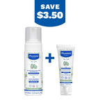 Mustela Cradle Cap Fragrance-Free Baby Shampoo & Cream for Baby & Newborn for Seborrheic Dermatitis - Helps to minimize Scalp Flakes - Clinically & Dermatologist Tested - 2 Items Set