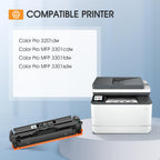 218X Toner Cartridges 4 Pack for HP 218 218A W2180X 3301fdw 3201dw 3301sdw