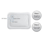 PandaEar 2 Pack Baby Tummy Time Water Mat, Inflatable Water Play Mat Toys