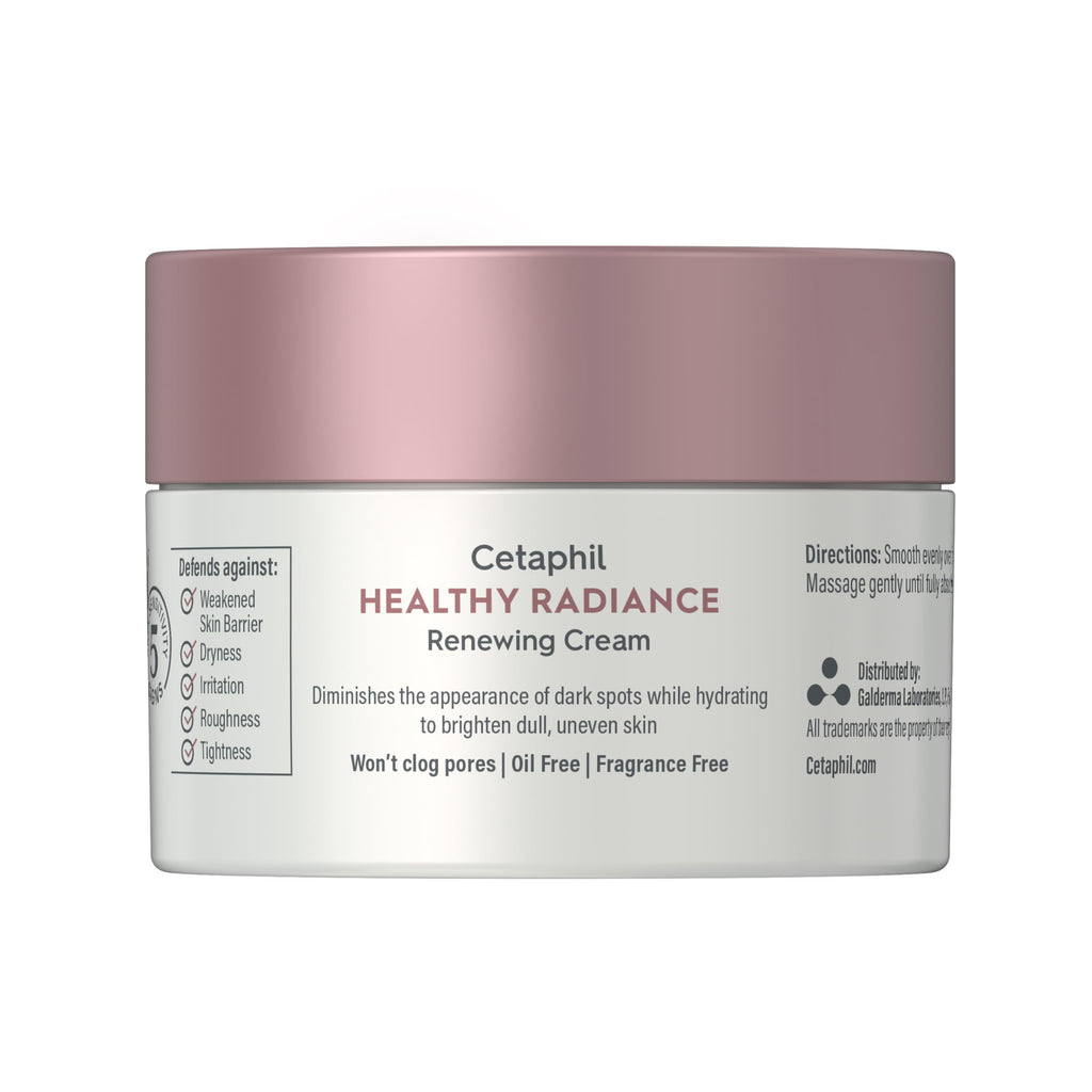 Buy now Cetaphil Face Cream, Healthy Radiance Renewing Cream, Visibly Reduces Look of Dark Spots, Brightening Lotion, Designed for Sensitive Skin, Hypoallergenic, Fragrance Free, 1.7oz at indiglob india