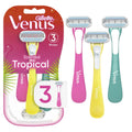 Buy now Gillette Venus Tropical Women's Disposable Razor, 3 Count 3 Count (Pack of 1) at indiglob india