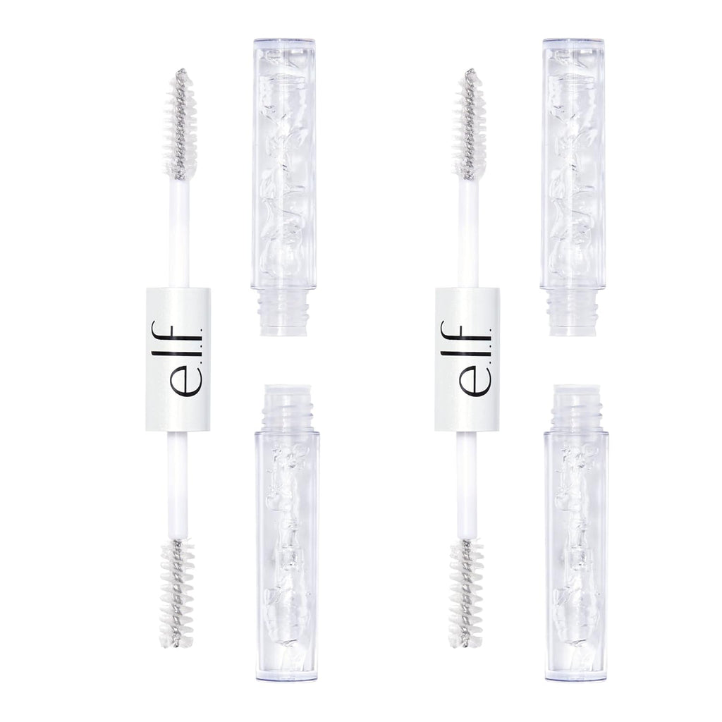 Buy now e.l.f. Clear Lash & Brow Mascara 2-Pack, Conditioning Clear Brow & Lash Gel For Grooming, Defining & Separating, Long-Lasting, Vegan & Cruelty-Free at indiglob india