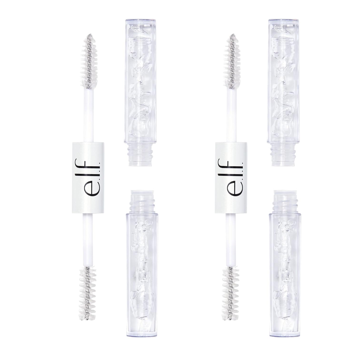 Buy now e.l.f. Clear Lash & Brow Mascara 2-Pack, Conditioning Clear Brow & Lash Gel For Grooming, Defining & Separating, Long-Lasting, Vegan & Cruelty-Free at indiglob india