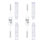 e.l.f. Clear Lash & Brow Mascara Gel, Dual-Sided Flexible Hold, Long-Lasting Clear Formula for Natural-Looking Brows & Defined Lashes