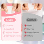 1080PCS Lint Free Nail Wipes with Pump Dispenser | Gel Nail Polish Remover Pads Soft Non-Woven Nail Wipes for Nail Polish Remove and Acrylic Nail Supplies