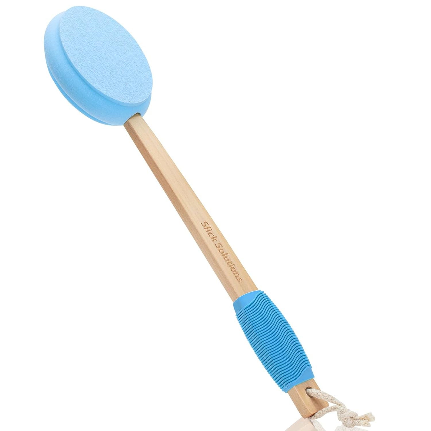 Buy now Slick- Lotion Applicator, 17 inch, Applicators for Your Back, Back Applicator Lotion, Certified Organic, Easy Reach Washable, Applicators, Self Tanner For All Skin Tone Blue at indiglob india
