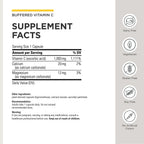 Integrative Therapeutics Buffered Vitamin C 1,000 mg - Easy, Daily Immune Support with Magnesium & Calcium* - Antioxidant Support for Healthy Skin & Connective Tissues* - 60 Vegan Capsules, 1