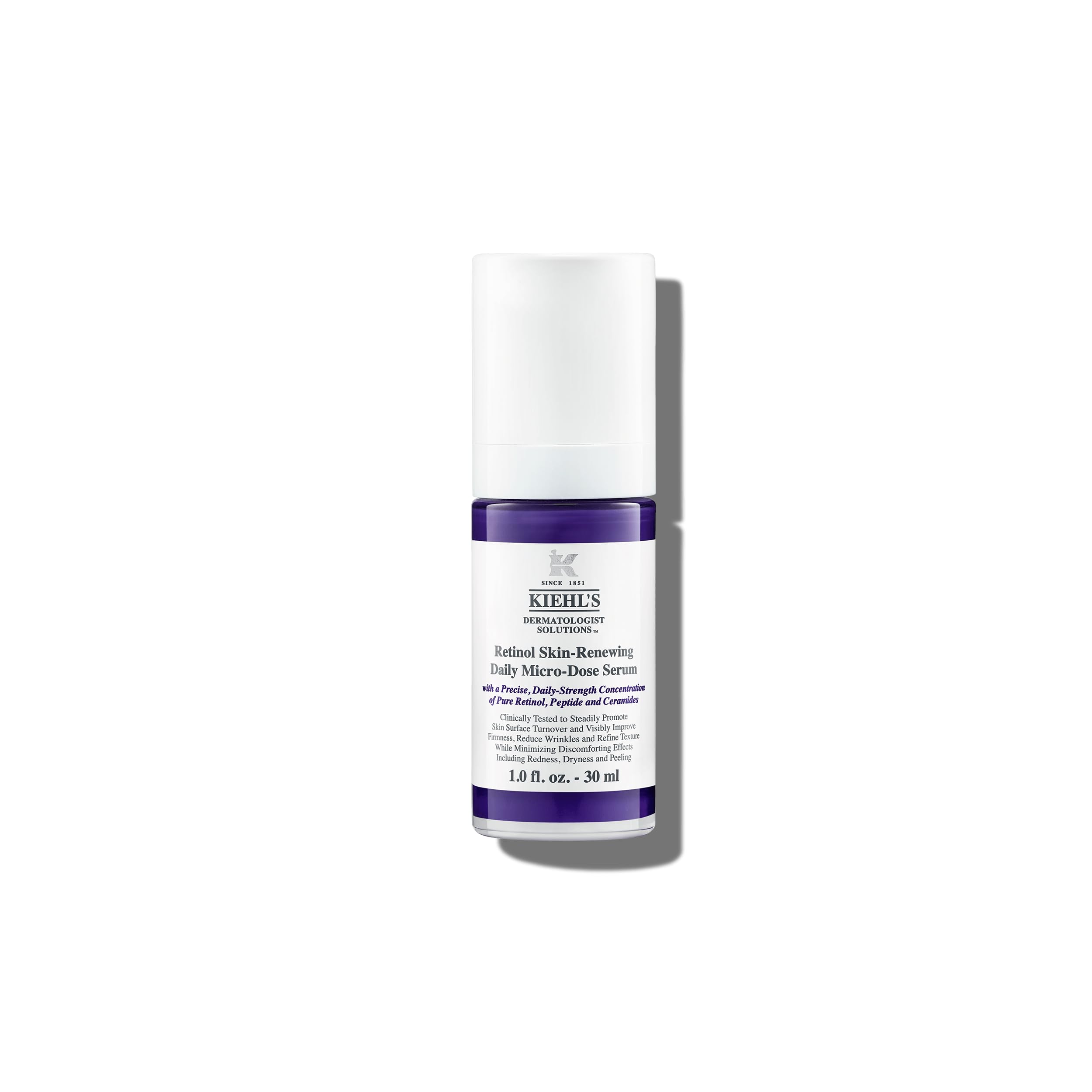 Buy now Kiehl's Daily Micro-Dose Anti-Aging Retinol Facial Serum, Reduces Wrinkles, Firms Skin, Evens Skin Tone, Youth Renewing & Hydrating Formula, with Retinol & Ceramides, Paraben-free, Fragrance-free at indiglob india