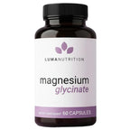 Luma Nutrition Magnesium Glycinate 1000mg Supplement - 60 Capsules