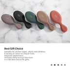 RHOS folding brush with mirror for women; available in multiple colors. Order online for practical hair care!