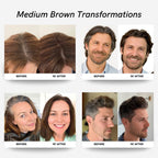 Polar Hair Dye Shampoo Medium Brown Hair Dye Color Shampoo for Gray Hair | 3-in-1 for Men and Women | Vegan, Ammonia-Free, Easy 10-Minute Use - 6.76 fl oz