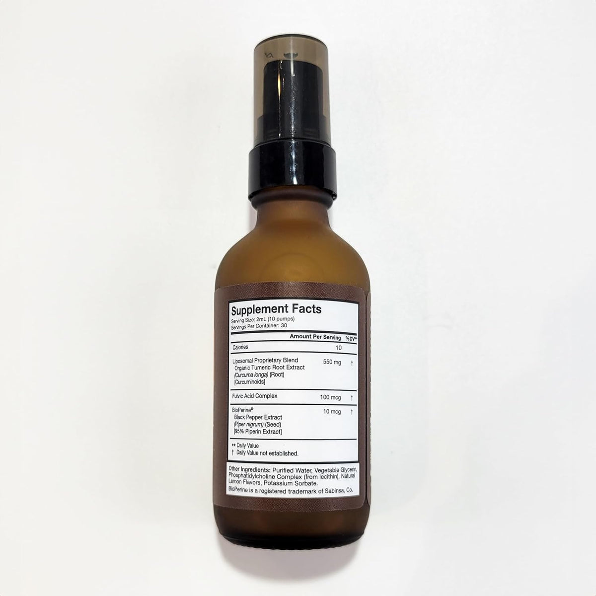 Terra Health Essentials Liposomal Curcumin Liquid Supplement, 2 fl oz