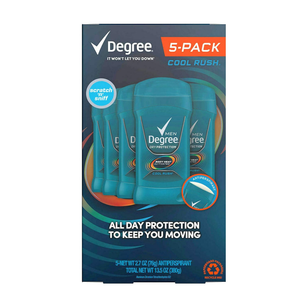Buy now Degree Men Dry Protection Antiperspirant - Cool Rush - 2.7 Ounce(Pack of 2) at indiglob india