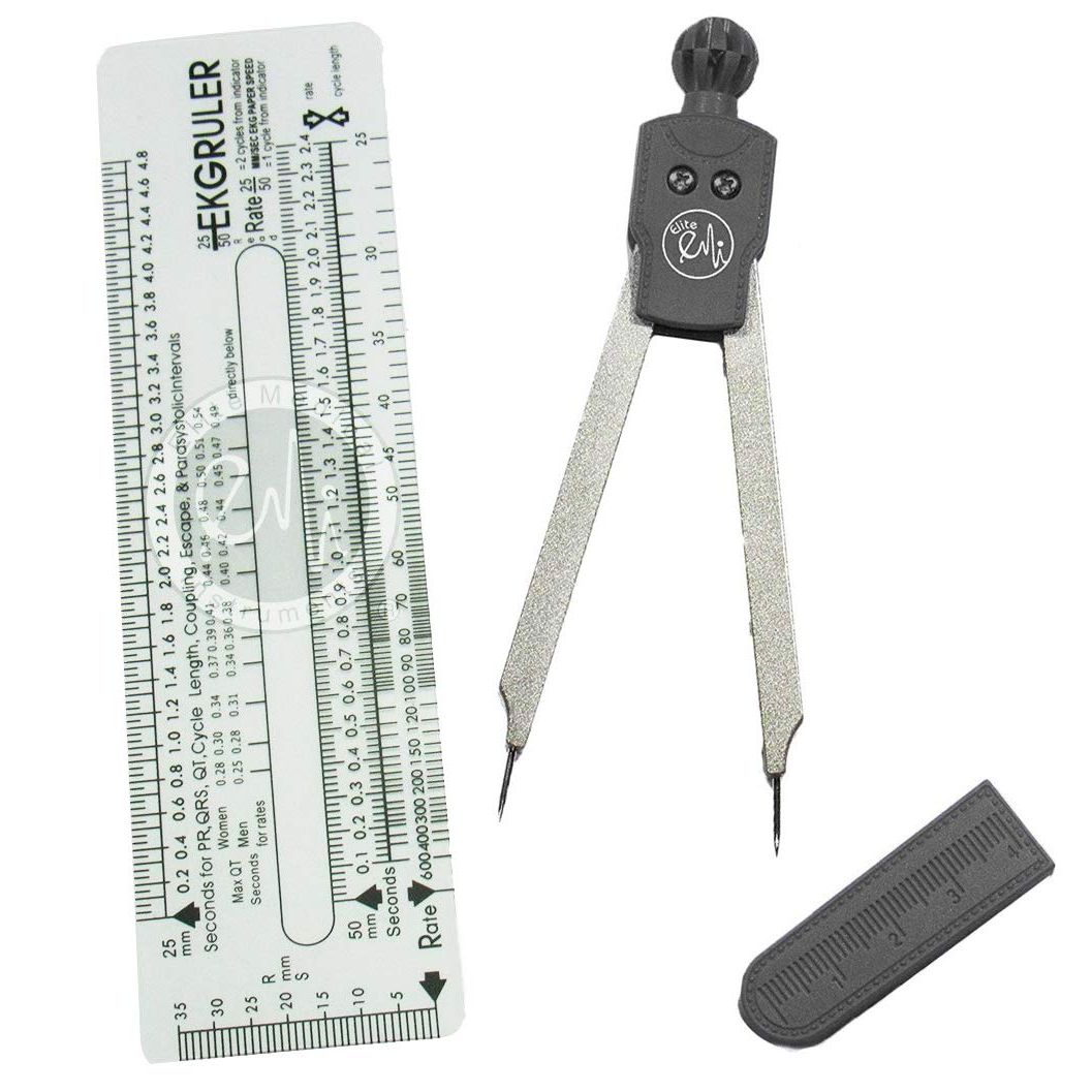 Buy now Scrubsmart EKG Caliper and EKG Ruler Combination Set Default at indiglob india