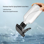 2 Pack Leakproof Spray Bottles 300ml - Adjustable Nozzle (Mist/Jet), Refillable PET Plastic for Hair, Cleaning, Plants, Travel | BPA-Free, No-Spill Design, Salon & Home Essentials (Clear)