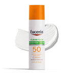 Buy now Eucerin Sun Clear Skin Face Sunscreen Lotion SPF 50 for Acne Prone and Oily Skin, Lightweight Sunscreen with Oil-Absorbing Minerals, Won't Cause Breakouts, Hypoallergenic, 2.5 Fl Oz Bottle at indiglob india