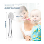 Baby Toothbrush Heads Compatible with Papablic BabyHandy/Toddler Sonic Electric Toothbrushes, Compatible with Brush-Baby BabySonic/Seago SG902/SG602, 5 Pack (3 Years+)