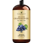 Buy now Handcraft Blends Grapeseed Oil | 100% Pure and Natural | Bath & Body Oil | Premium Grade Carrier Oil | Skin | Hair | Body | Massage | Cold-Pressed | Hexane-Free | 16 Fl Oz at indiglob india