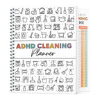 PGJ ADHD Cleaning Planner for Adults, Undated Cleaning Schedule & Checklist
