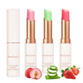 Buy now BestLand 6 Pcs/Set Flower Jelly Lipstick Set Temperature Change Moisturizer Long Lasting Nutritious Balm Magic Color Change Lip Gloss 1 Count (Pack of 3) Strawberry, Peach & Aloe at indiglob india