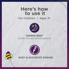 Zarbee's Kids Sleep Supplement Liquid with 1mg Melatonin; Drug-Free & Effective; Easy to Take Natural Berry Flavor for Children Ages 3 and Up; 1 Fl Oz Bottles,(Pack of 4)